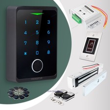 HOMSECUR Weatherproof WIFI Fingerprint RFID Access Control Set Lock APP Unlock