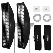 Strip Softbox, FW35x160cm 14"x63" Bowens Mount Softbox with Honeycomb