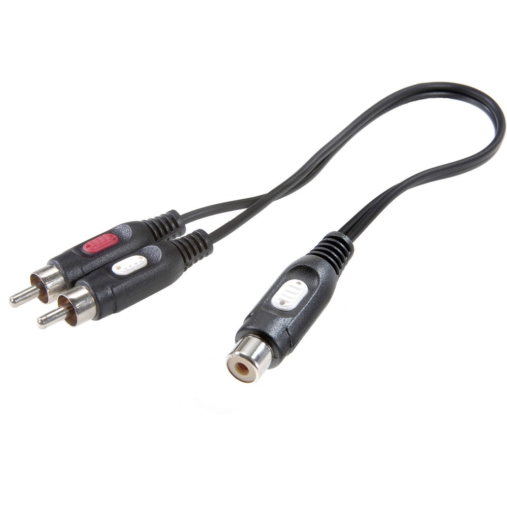 Аудиоадаптер SpeaKa Professional SP-7869924 Cinch Audio Y-Adapter 2x Cinch-Stecker - 1x 2090₽