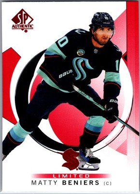 Matty Beniers 2024-25 Upper Deck SP Authentic Limited Red #80