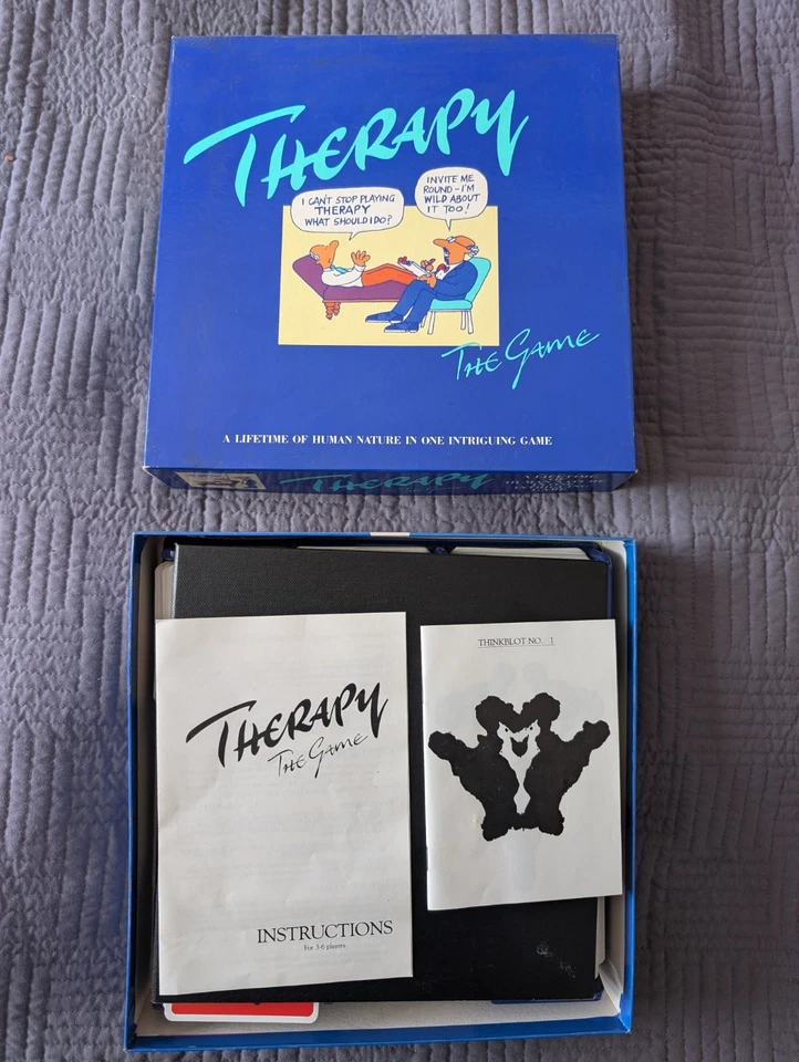 Vintage Therapy The Game MB 1988 All Complete Good Condition - Image 3 of 4