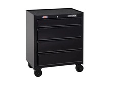 Craftsman 1000 Series 27 Inch Wide 4 Drawer Rolling Tool Cabinet Black Craftsman 1000 Series 27 Inch Wide 4 Drawer Rolling Tool Cabinet Black