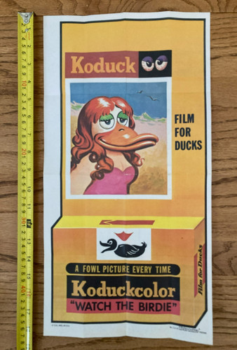 1973 Topps Wacky Packages Poster #2 of 24 Koduck FIlm EXC Cond - NICE