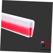 Clear Rubber Edge Trim, Self-Adhesive Transparent Edge Protector for Sheet