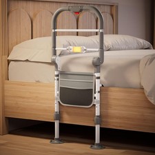 Bed Rails for Elderly Adults Safety Foldable Bed Assist Rail with Adjust