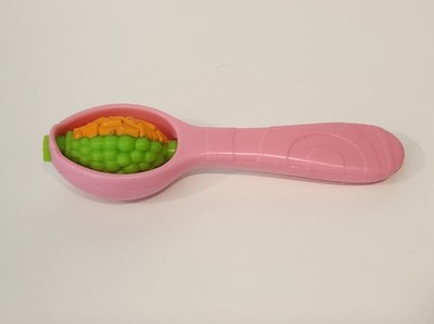 Fisher Price Servin Surprise Baby Doll Feeding Magic Spoon Vintage Toy Pink