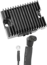 DS Black Solid State Voltage Regulator for Harley Super Glide 71-75