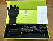 amika High Tide Deep Waver 0.7 in Ceramic Tourmaline Ionic Black