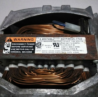 Maytag Washer Motor Part Number 6 2307690 62307690 for sale online 