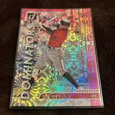 2020 Donruss DOMINATORS Pink Fireworks KETEL MARTE ARIZONA DIAMONDBACKS #D-12