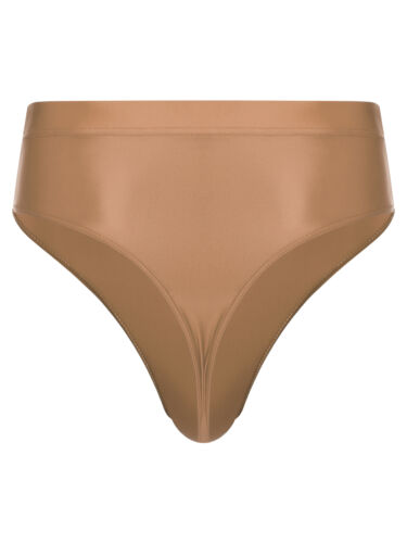 Calzoncillos de seda brillantes de cintura alta para hombre bolsa abultada baúles de baño ropa interior - Imagen 150 de 206