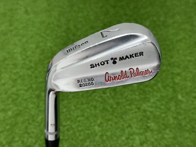 Wilson Golf ARNOLD PALMER SHOT MAKER (7) IRON Left Handed Steel Step Down Shaft