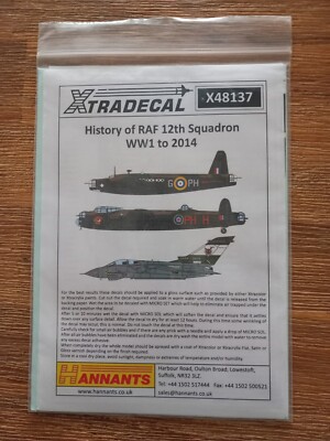 Xtradecal X48137 12 Sqn History to 2014 in 1:48 - neu