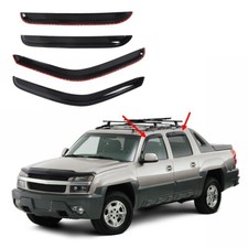 For 2002-2006 Avalanchesuburban Side Window Visor Sun Rain Deflector Guard 4pcs