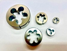 Various sizes of High Speed Steel Metric Thread Dies and Dienuts