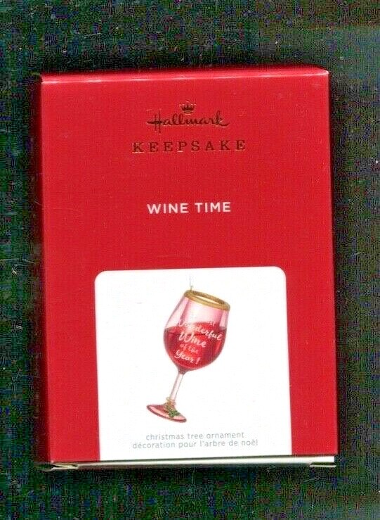 2021 Hallmark Ornament - WINE TIME - New in Box