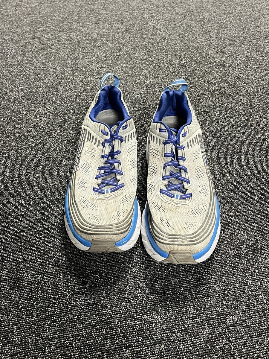 Hoka One One Size 11.5 Bondi 6 Gray Blue Running Athletic  display picture 1