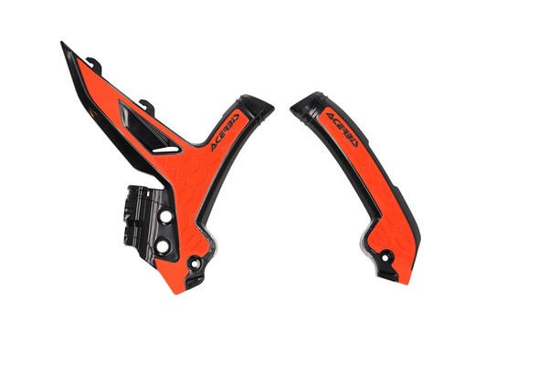 Acerbis Rahmenprotektoren X-Grip Schwarz & Orange FüR KTM XW-F 500 2024-2025-image