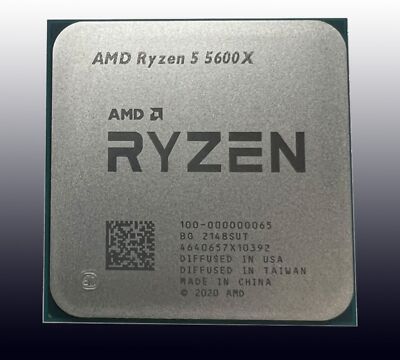 AMD Ryzen R5 5600X AM4 CPU Processor 3.7GHz 6Core 12Thr 65W Desktop
