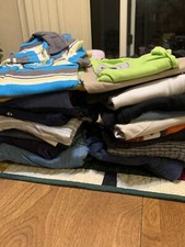 Lot of Baby Boys Clothes , Size 12 Months , 26 Pieces , Shirts Pants , Pajamas