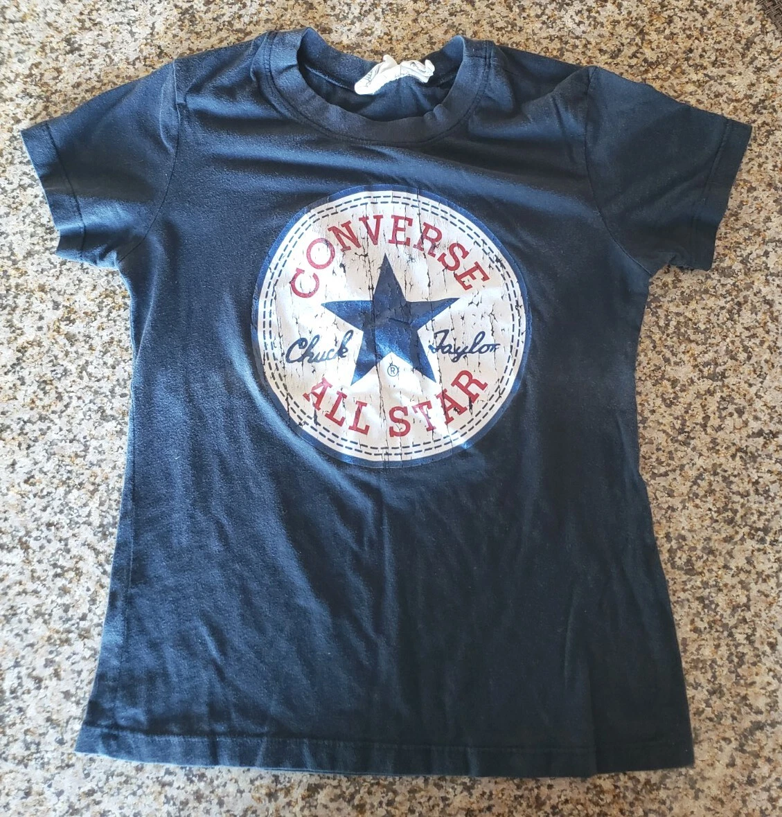 Converse t best sale shirt kids blue