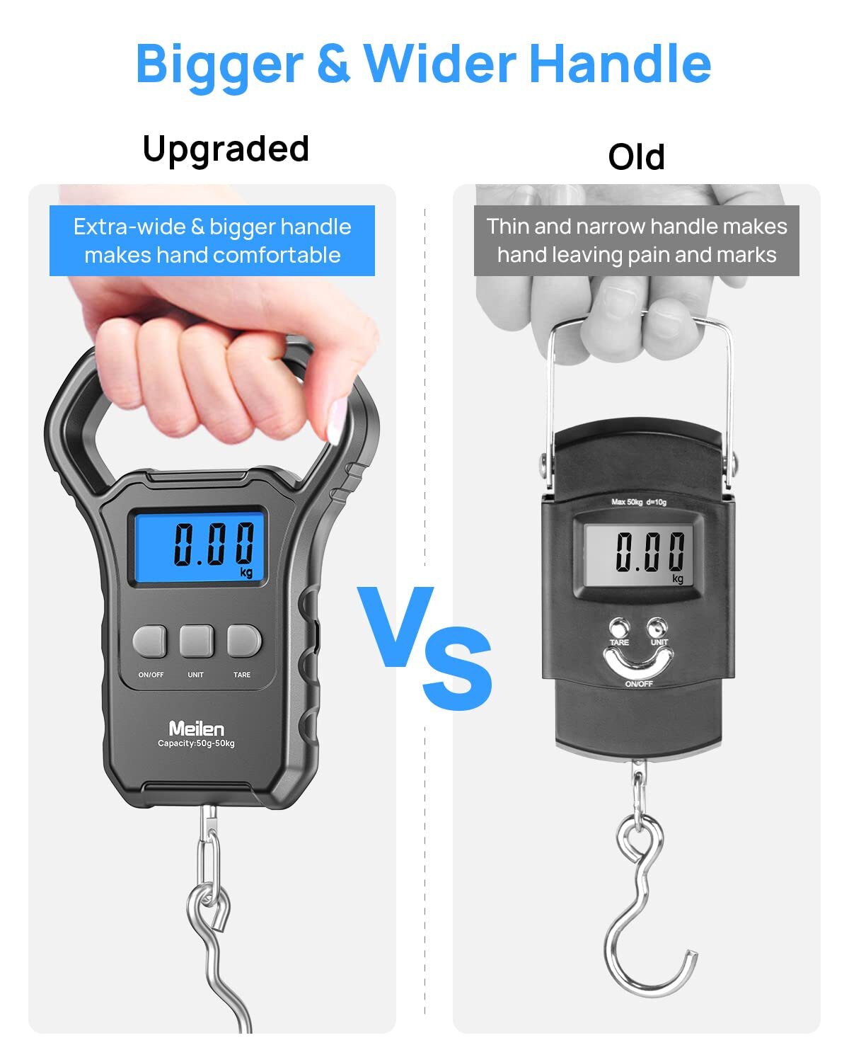 Pesa Valija Bascula Para Pesar Maletas Alimentos Balanza Electronica Portatil LC