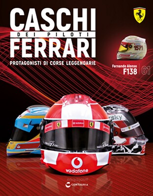 NEW 1:5 Casco Helmet F1 FERNANDO ALONSO 2013 - Japan GP FERRARI