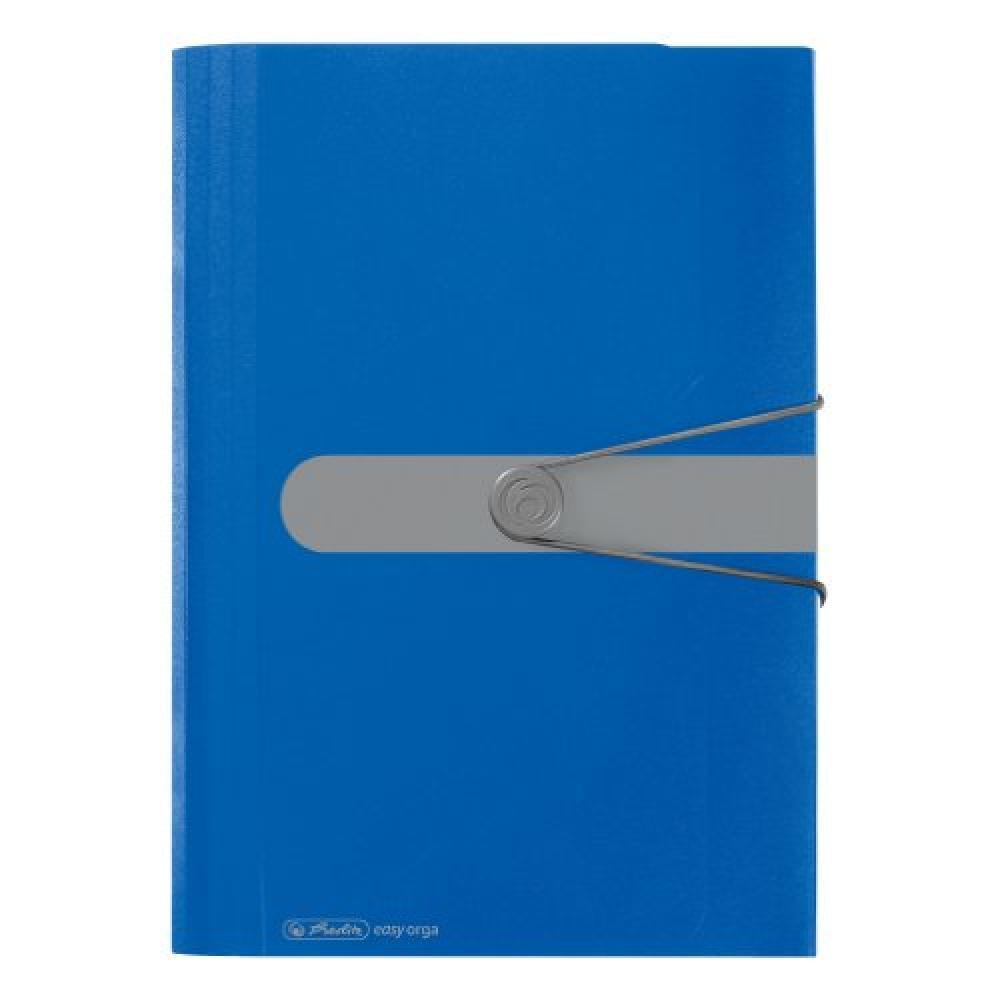 herlitz Fächermappe easy orga to go, 12 Fächer, blau blu - NUOVO