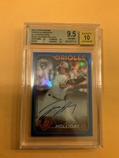 2024 Topps Chrome Baseball # RA-JH JACKSON HOLLIDAY BLUE REFRACTOR 010/150