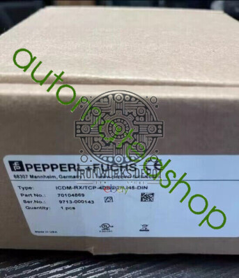 1PCS Pepperl-Fuchs ICDM-RX/PN-DB9/RJ45-DIN gateway NEW