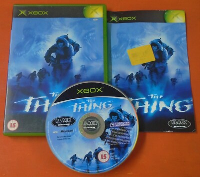 The Thing - Konami Original Microsoft Xbox 2002 PAL Compete With Manual Vgc