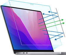 2-Pack anti Blue Light Screen Protector Compatible with 2022 Macbook Pro 13" wit