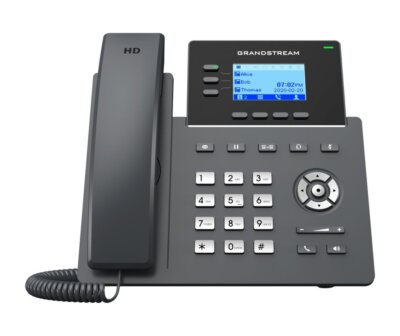 Grandstream GRP2603P Essential IP Phone   3-Line 6-SIP Gigabit PoE & HD Audio