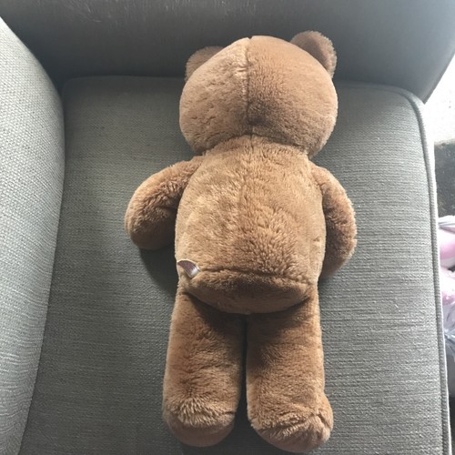 1986 Dakin HONEY JO BEAR 20" Brown Plush Red Bow Fun Farm Vintage Stuffed READ - Picture 5 of 10