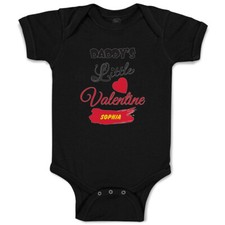 Baby Bodysuit Daddy's Little Valentine Valentines Day Boy  Girl Baby Clothes