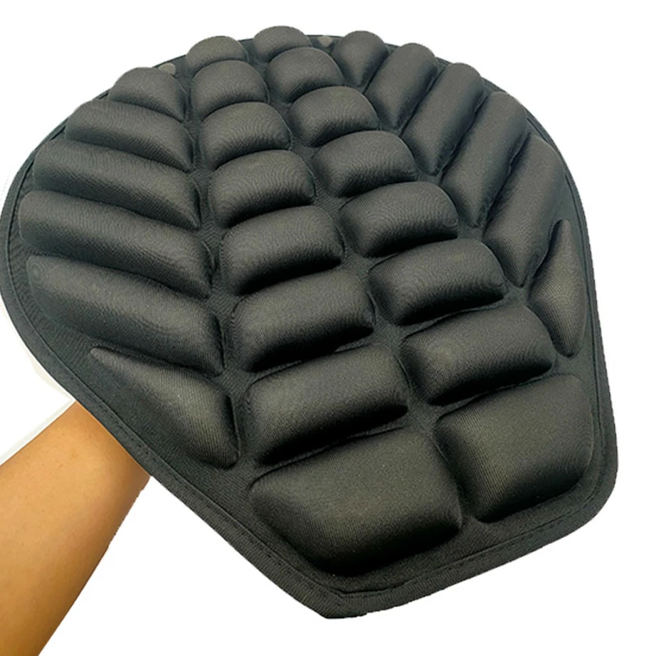 Cojín de asiento 3D para motocicleta Cojín cómodo Funda de almohada universal Alivio de presión EE. UU. Foto 4 de 4