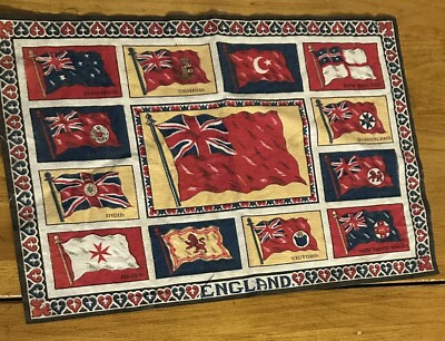England Flag Cigarette Tobacco Felt 15 1/4 x10 1/4