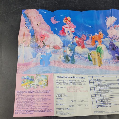 Vintage 1987 My Little Pony Hasbro Sensational Sparkle Ponies Catalog Poster - Picture 3 of 7