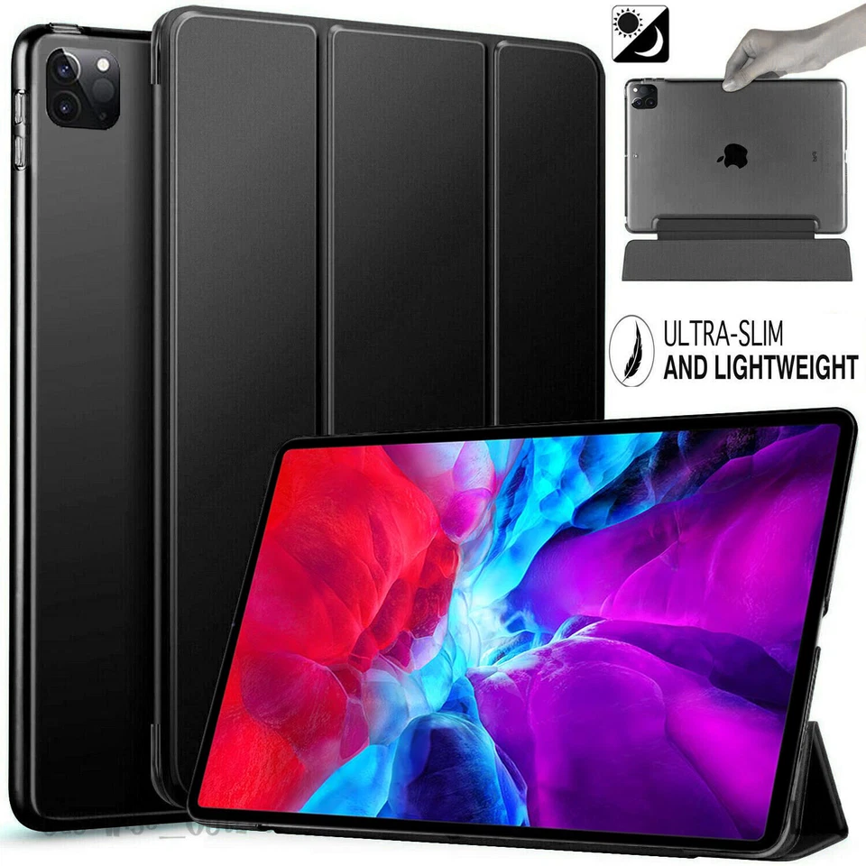 For Apple iPad Pro 12.9 Inch (2020) Case Leather Smart Magnetic Ultra Slim Cover