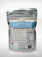 4 Ounces Limestone Calcium Carbonate Powder | Odor Reducer | Moisture Absorption