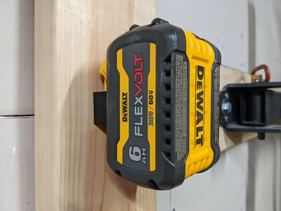 Tool Storage - Dewalt Flex Volt Wall Mount or Undershelf Mount 20v/60v Batteries