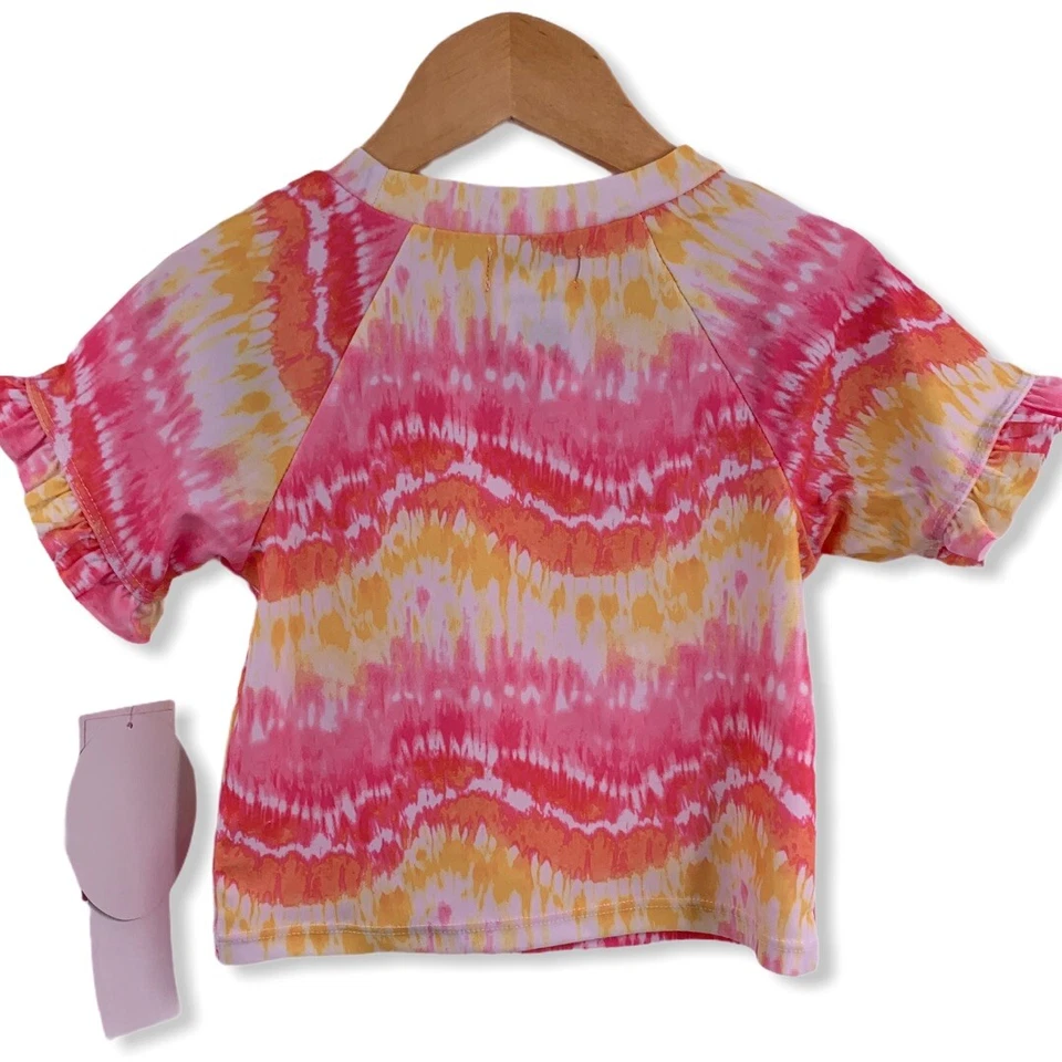 Protector contra erupciones Kate Mack rosa tie dye manga corta talla 5 Foto 2 de 3