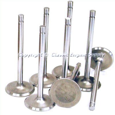 New Set of 8 Intake Valves Fits Some 1961-1976 Ford 352 360 390 410 428 Engines