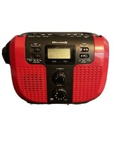 WeatherX - AM/FM Weather-Band Radio - Red - Weatherband Radio System WRS 