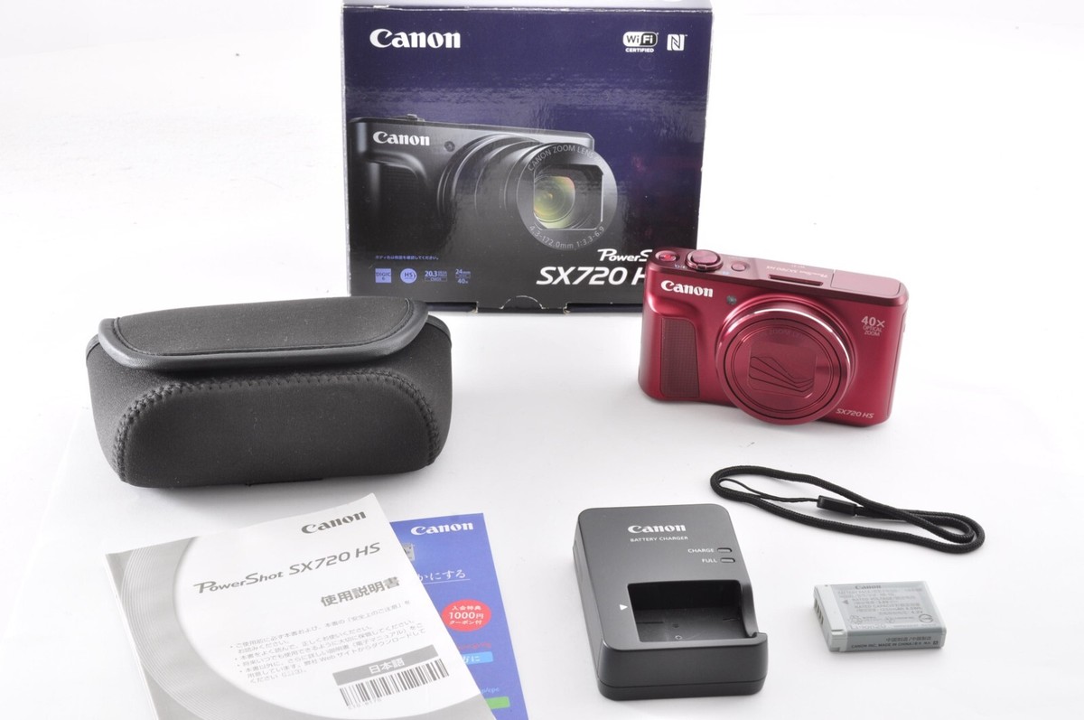 Canon PowerShot SX720 HS Red Near Mint 20.3MP From Japan by Canon PowerShot SX720 HS Red Near Mint 20.3MP From Japan by