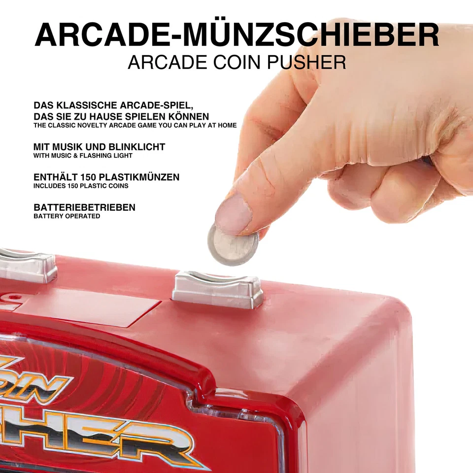 Münzschieber Spielautomat Spielhallen Spiel Automat Coin Pusher Geldspielautomat - Bild 4 von 4