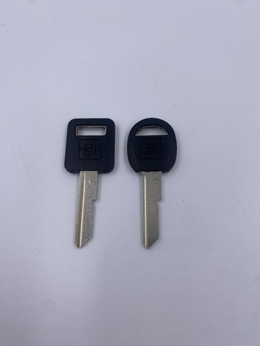 Original GM Logo Key Blank Set A,B Plastic Heads UNCUT Round and Square Set
