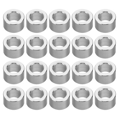 #ad 20Pcs M6 Round Aluminum Spacer Metal Spacer Aluminum 6.2mm ID x 10mm OD x 6mm L $16.22