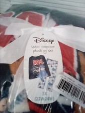 NWT DISNEY PLUS SIZE 3X 22W-24W E'EYORE PAJAMA SET BONUS: FREE SOCKS