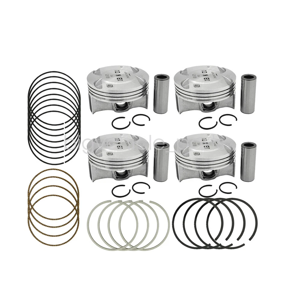 STD Engine Piston w/ Rings Kits For 11-18 Chevy Sonic Cruze Limited Aveo 1.8L - Imagem 2 de 4